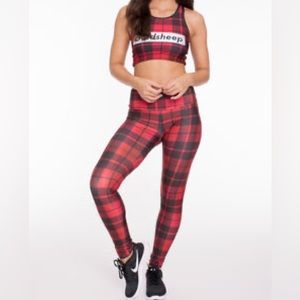 Goldsheep plaid leggings